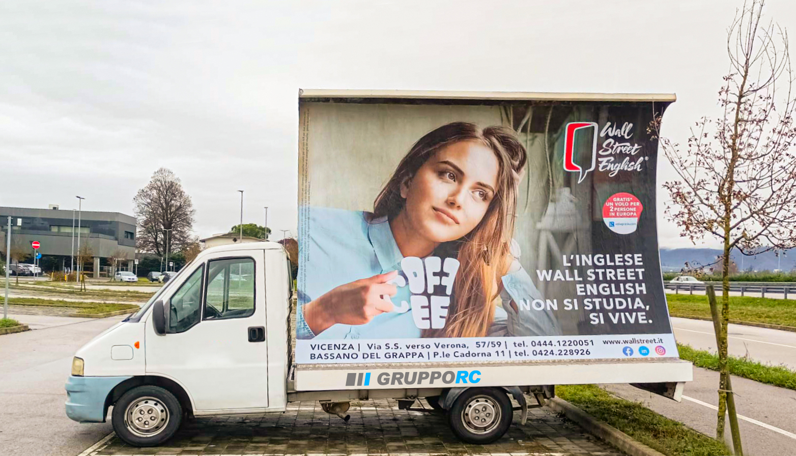 affissioni pubblicitarie cartelloni stradali vicenza camion vela